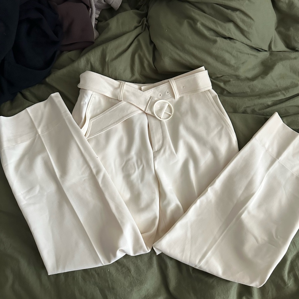 Club Monaco Cream Women's Pants